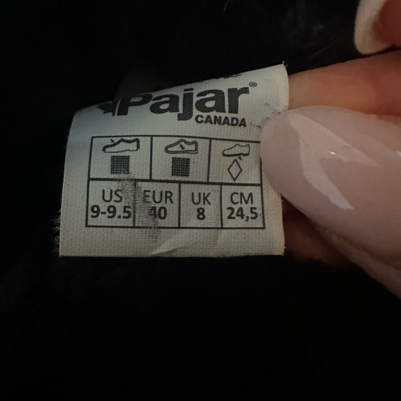 Pajar Lined Winter Water Repellent Tie Up Boots - Picture 5 of 7